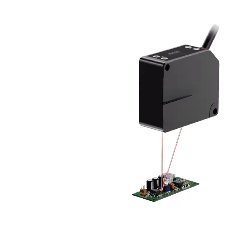 Laser displacement sensor high-precision transparent detection