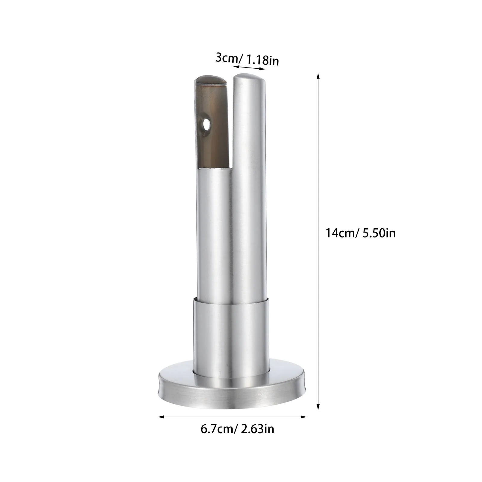 Heavy Duty Stainless Steel Partition Support Feet for Public Restroom Bathroom Stall Hardware Corrosion Resistant Adjustable