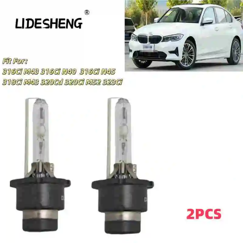 

63210398210 Комплект из 2 ксеноновых ламп для фар HID для BMW 316Ci M43, 316Ci N40, 316Ci N45, 318Ci M43, 320Cd, 320Ci M52, 323Ci