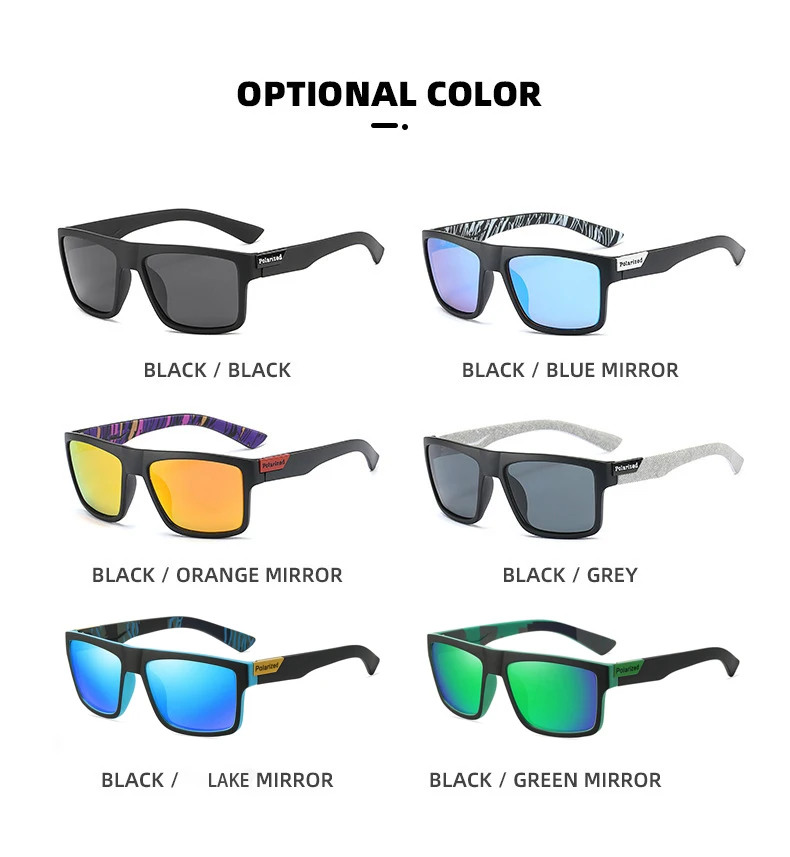 Marke polarisierte Angeln Laufen Männer Sonnenbrille UV400 HD Vision Radfahren wind dichte Mode Brille Tac Linse Vintage-Stil UV400 – Detail 3