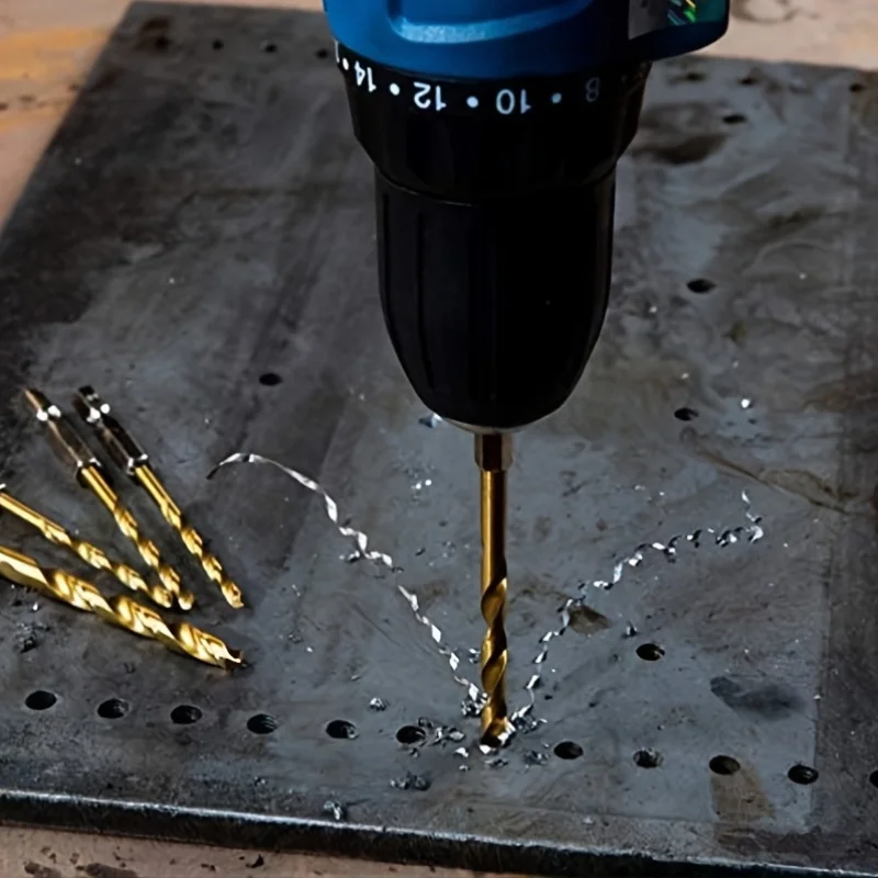 Bitsatz aus Titanstahl – 13-teiliges 1/4 Sechskantschaft-Schnellwechsel-Schlagschrauber-Bits-Set für Metall, Holz und Kunststoff – Detail 6