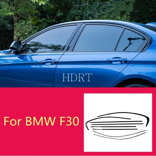 

For BMW 3 Series 316i 328 320i F30 Window Decoration Bright Chromium Styling Car Styling, Windows Bright Trim Exterior Parts