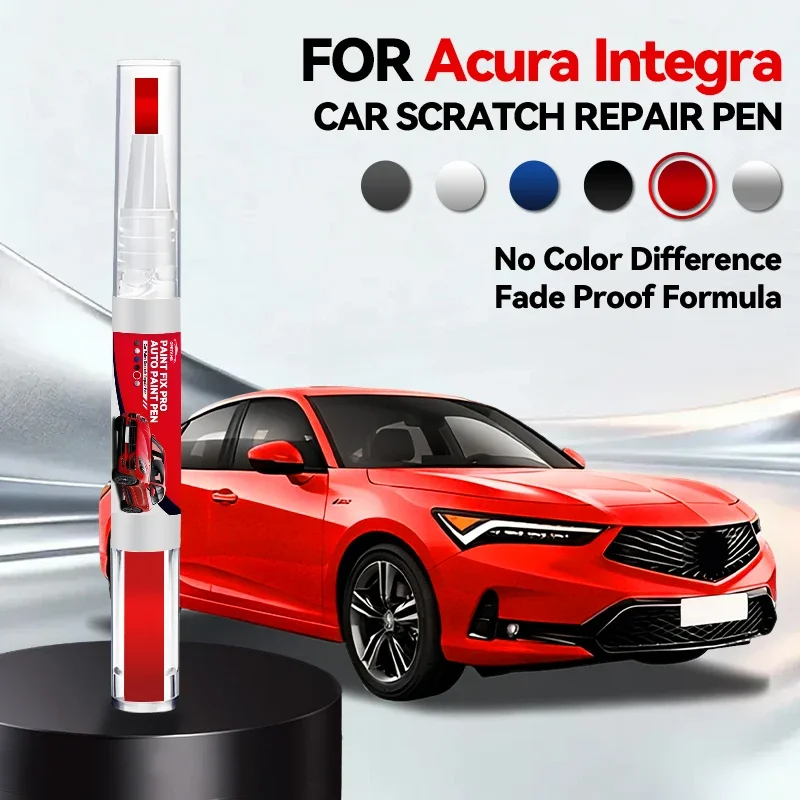 

Ремонтный карандаш для краски автомобиля Acura Integra, черный, белый, для колес Tesla, средство для восстановления лакокрасочного покрытия