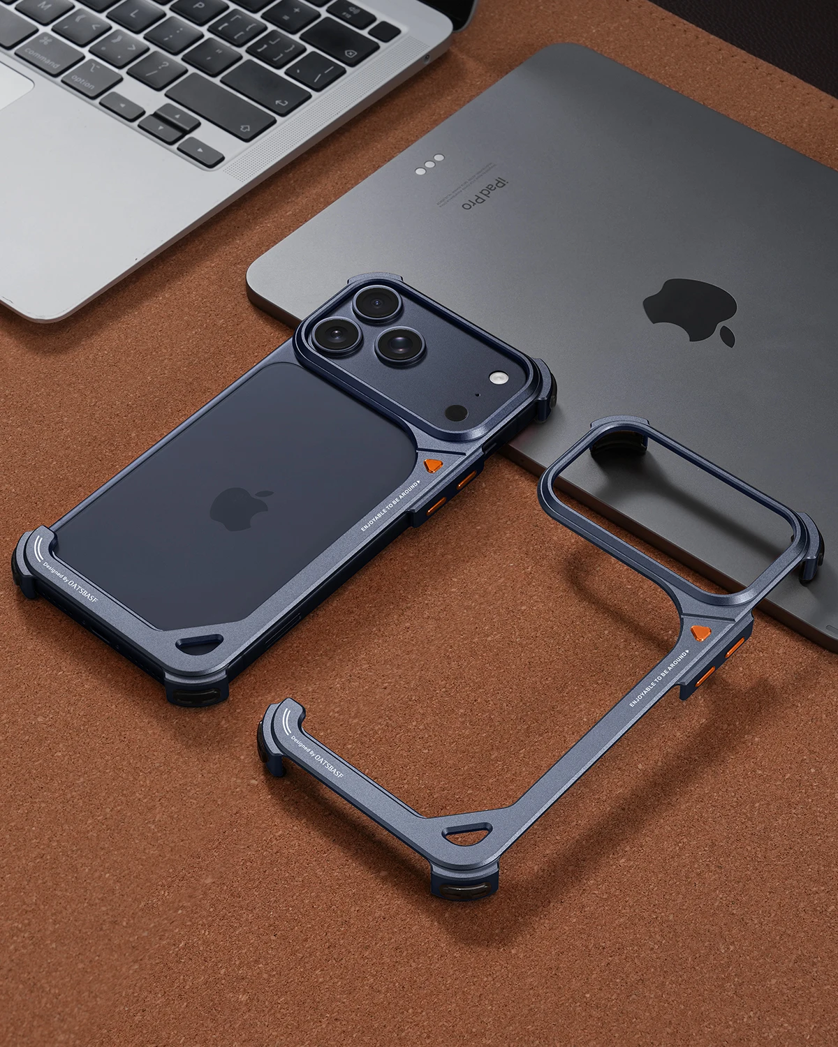 Oatsbasf Metalowe Bezramkowe Etui na Telefon iPhone 17 Pro Max 9 Shape, Cienkie Etui Ochronne, Minimalistyczny Wygląd Telefonu Bez Osłony na iPone 17 Pro — zdjęcie produktu 3