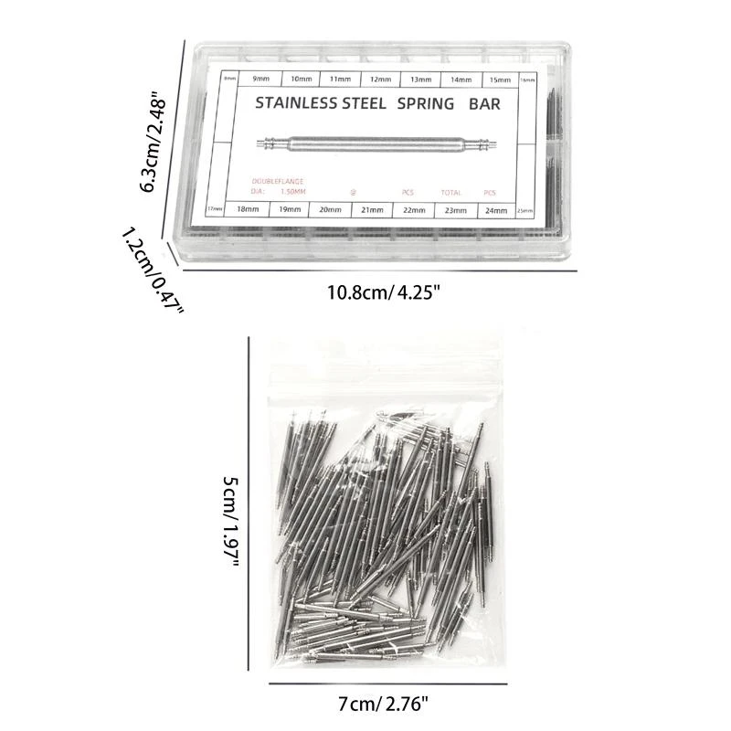 Q6RC Spring Bars тяжелые часовые штифты
