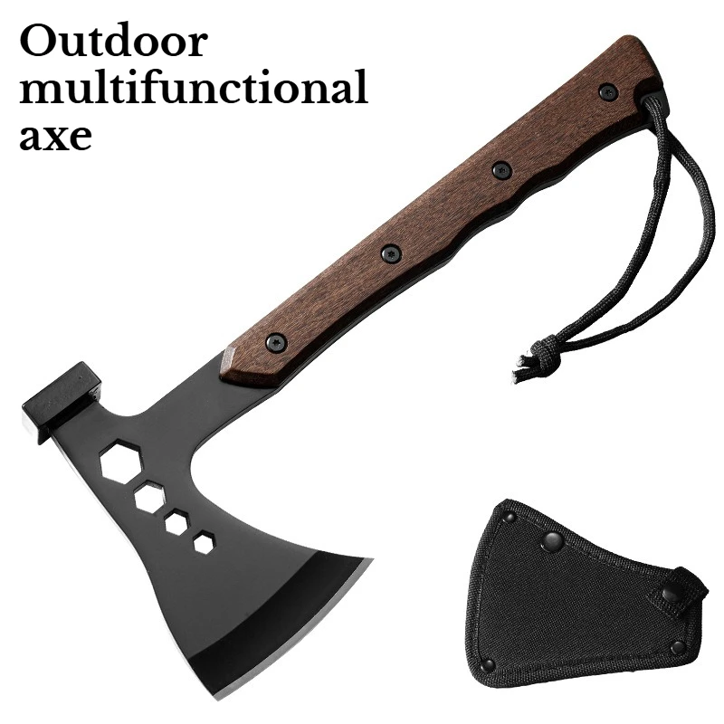 Multi Functional Outdoor Tactical Axe Tent Ground Nail Outdoor Camping Hammer Survival Tool