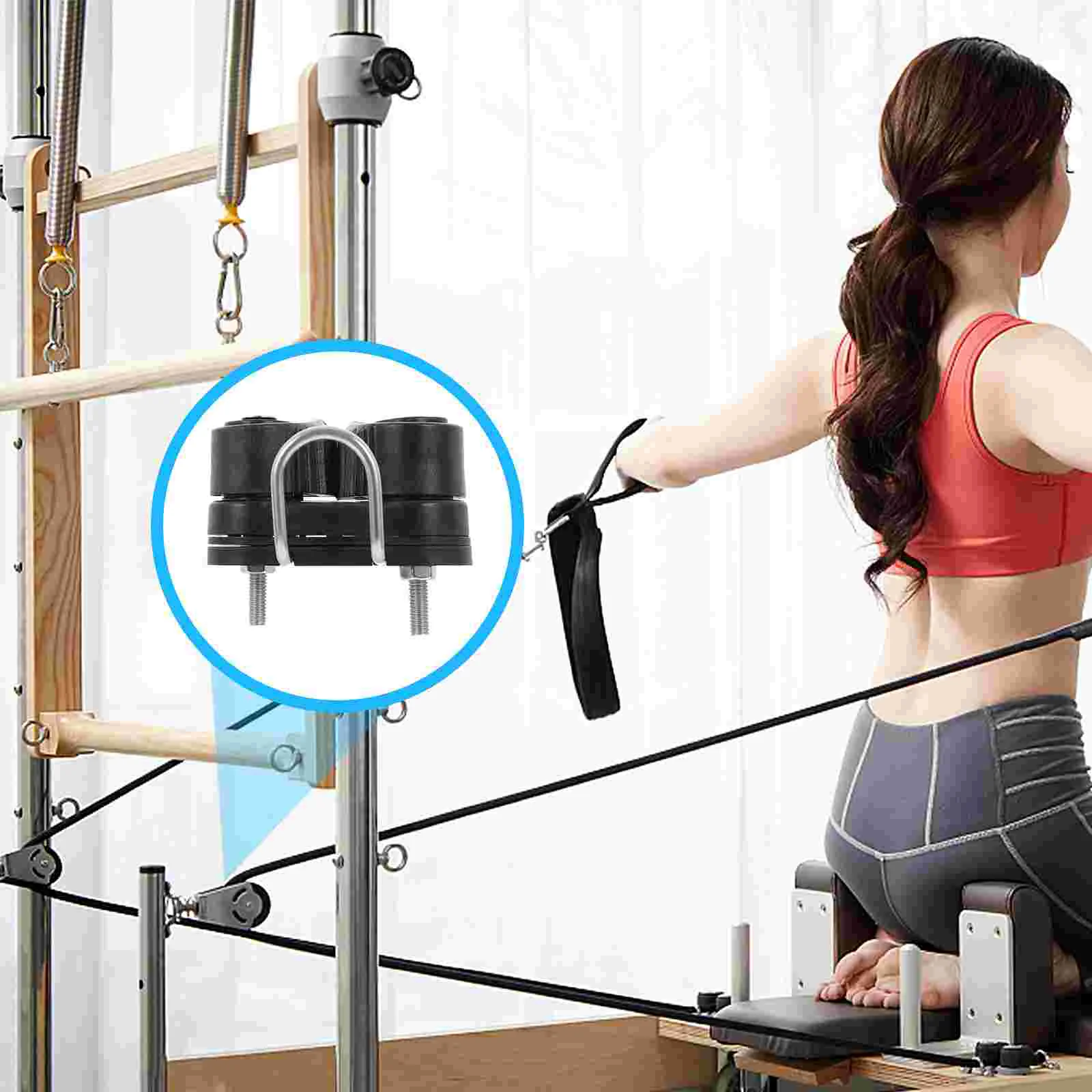 Fitness Equipment Rope Grip Fast Entry Device Splint Yoga Fasten Supplies Pilates Black Cam Cleats