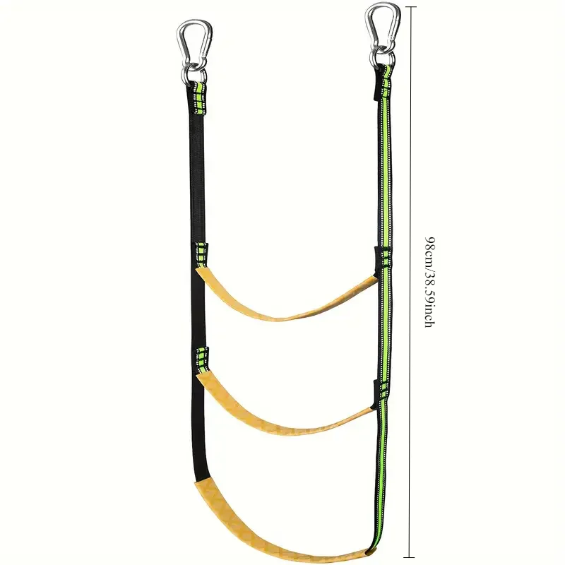 Bootsleiter, Bootsseilleiter, Hilfs-Einstiegsseilleiter, 3/4/5-stufige Wiederverwendbare Tragbare Nylon-Bootsleiter – Detail 2