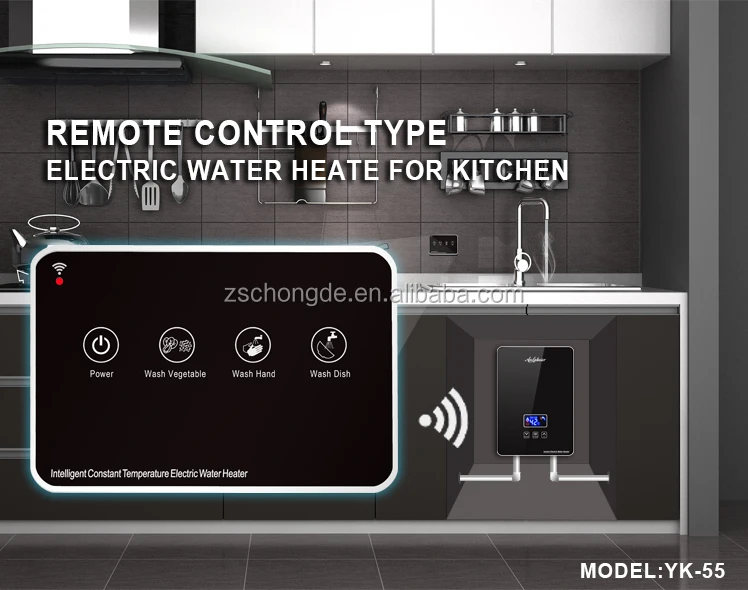 Alibaba Best Sellers 10M Remote Control WIFI Control Instant Electric Shower Water Heater LED OEM Touch Button Wall Mounted IPX4