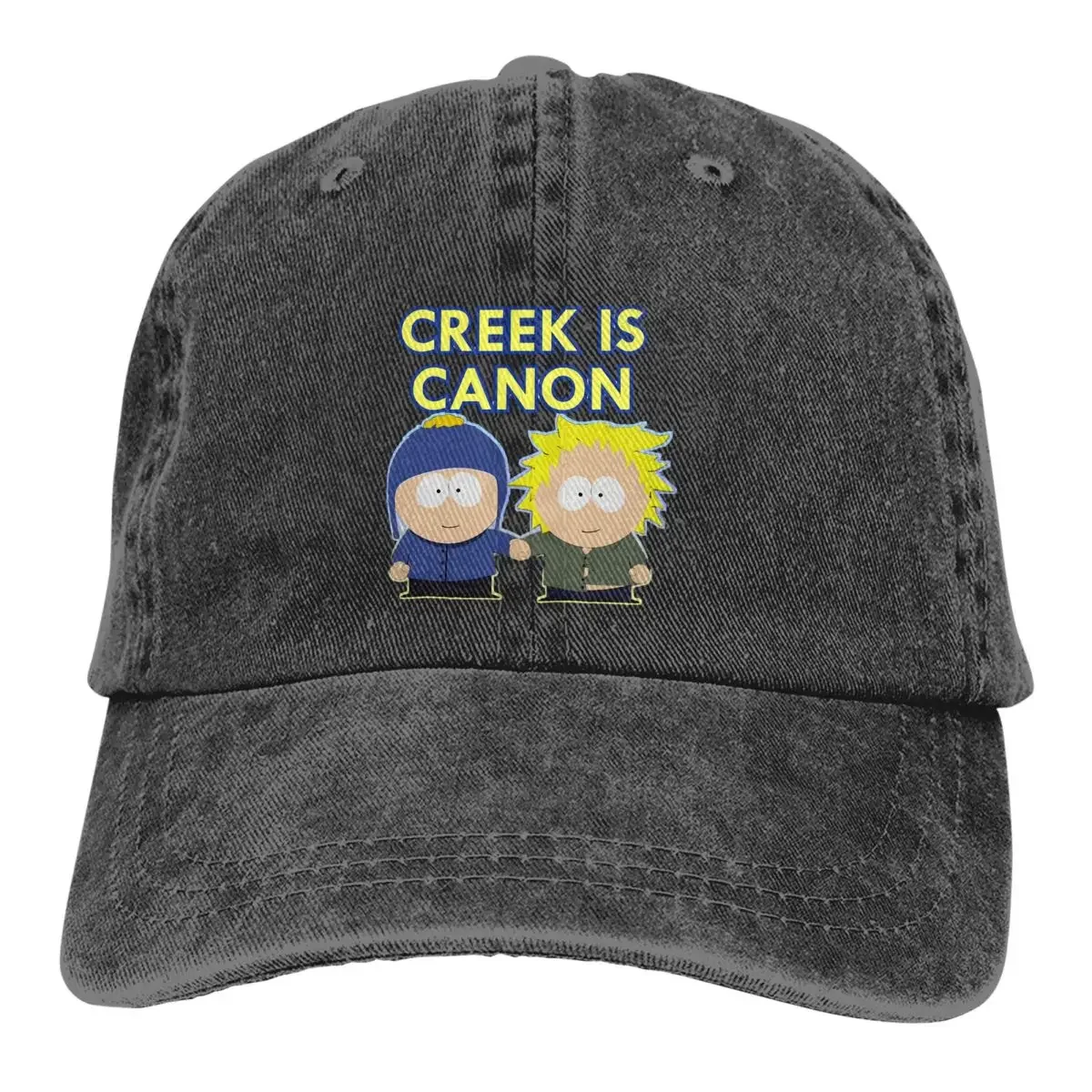 Washed Men's Baseball Cap Creek Is Canon Trucker Snapback Caps Dad Hat Southpark Golf Hats