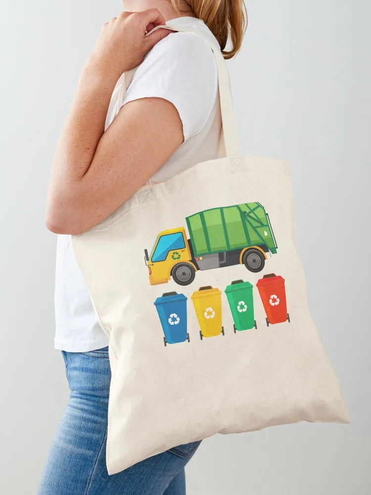 

Garbage Truck Tote Bag eco bag folding great bag the tote Canvas shoulder