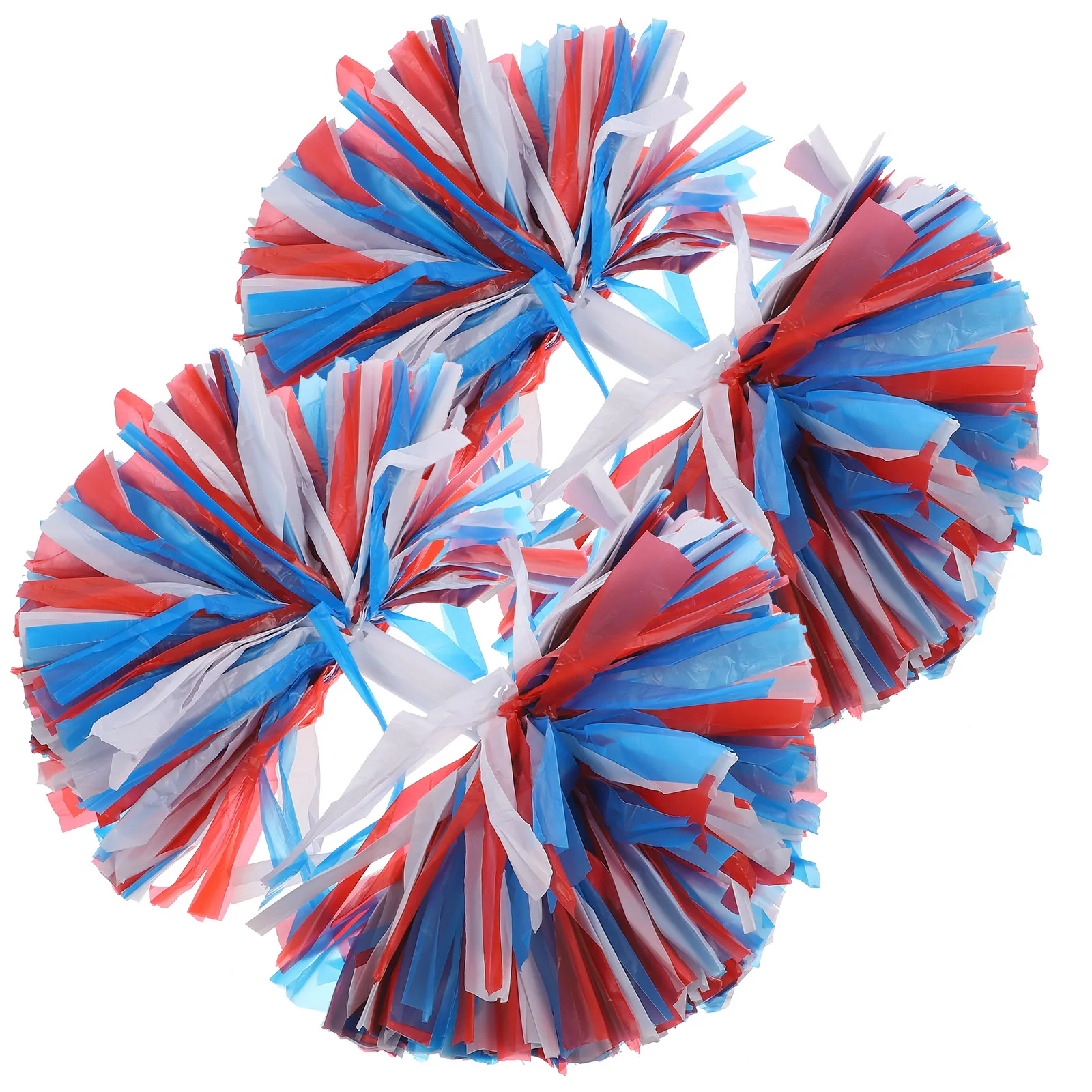 Pompones reutilizables con flores de mano para animadora