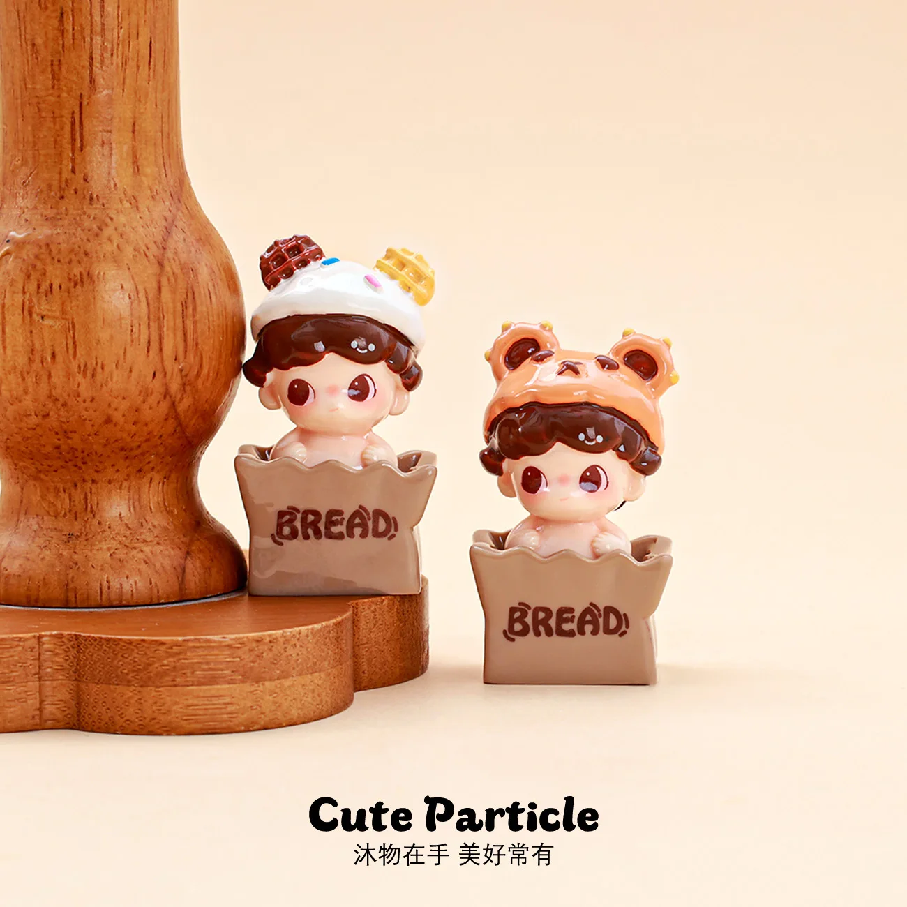 

9pcs/Set Little Boy Bread Head Cute Particle Plush Resin Desktop Decoration Small Ornam Ents Suitable Gifts Of The School Year