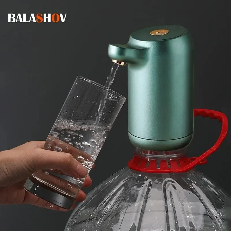 

Электрический автоматический насос для питьевой воды, USB-зарядка, диспенсер для воды, насос для бутылок, портативный мини-бочкообразный насос для бутылок с водой для дома