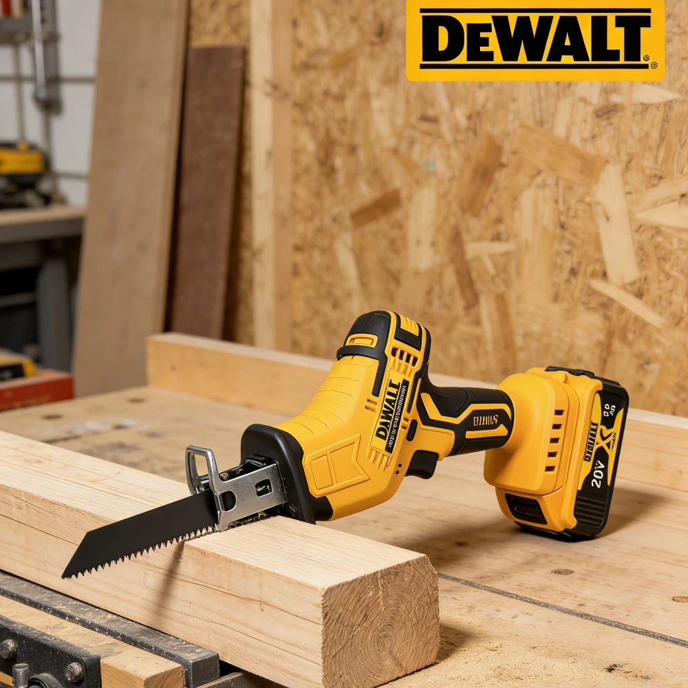 

Аккумуляторная сабельная пила Dewalt 20В, 2800 об/мин, бесщеточная, многофункциональная, для резки металла, дерева и труб, электроинструмент