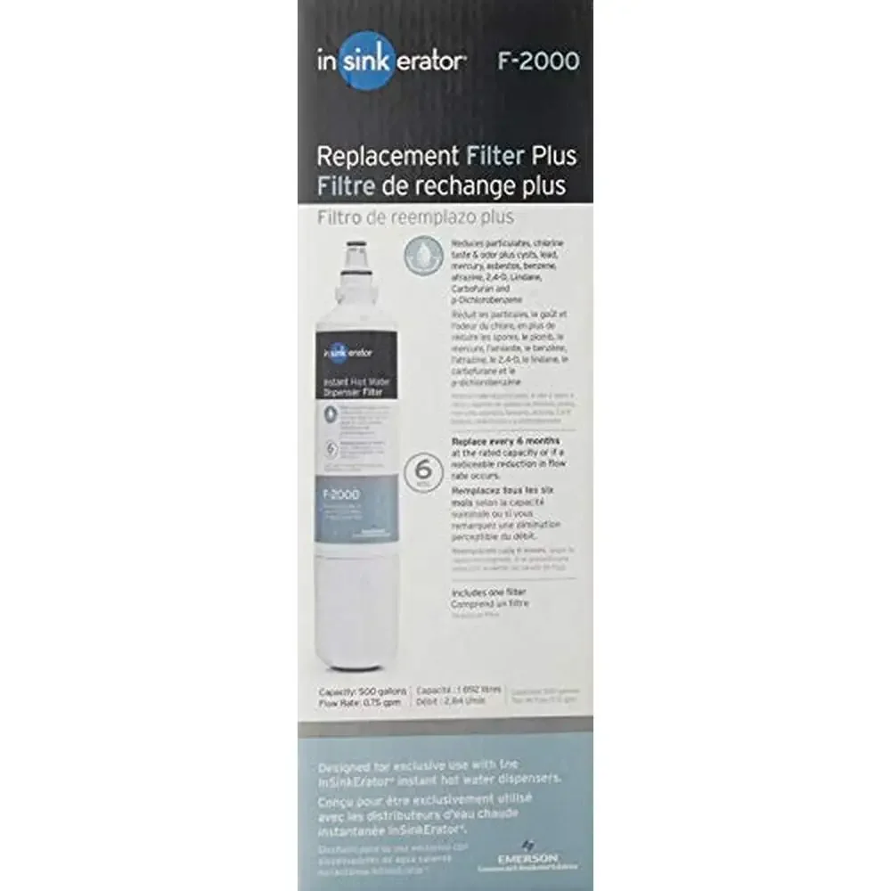 Water Filter Cartridge  F1000S System Reduce Contaminants Cleaner Healthier Water Easy Twist Replacement NSF Certified