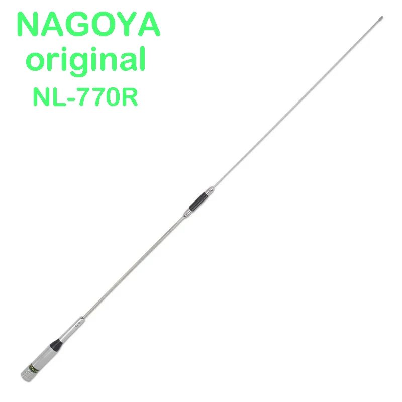 NAGOYA NL-770Rantena móvel vertical para carro, rádio, impulsionador de sinal aéreo, UHF, VHF, banda dupla, 144, 430MHz, 150W,