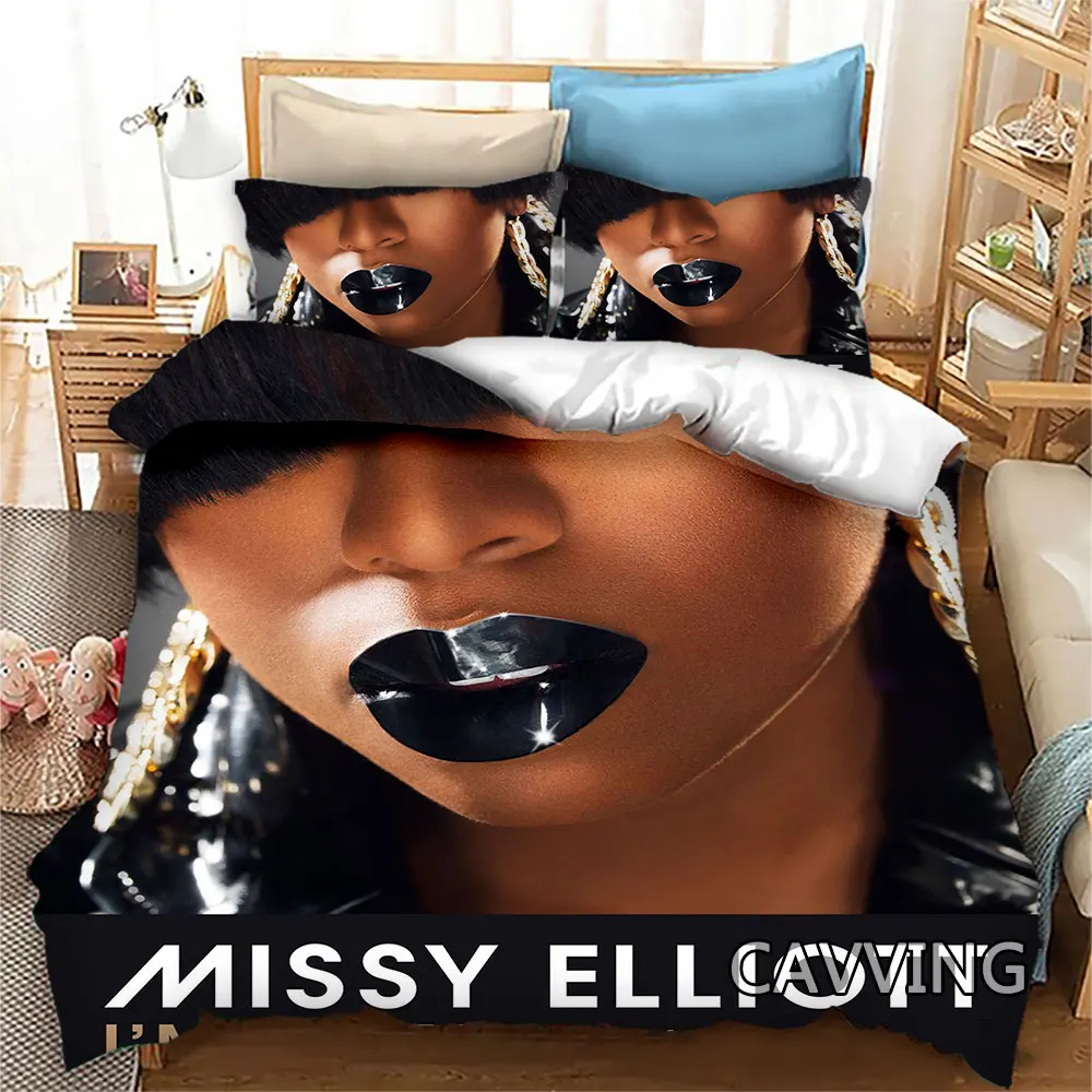 

Missy Elliott 3D Printed Bedding Set Duvet Covers & Pillow Cases Comforter Quilt Cover (US/EU/AU Sizes) Home Textile H01