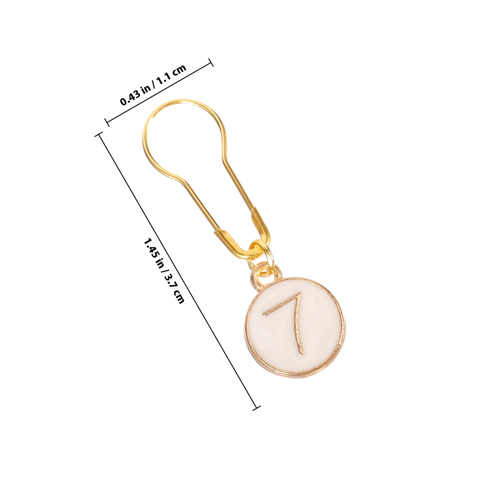 10 قطعة علامات الغرز المعدنية الدائرية سبائك الزنك الحياكة علامات DIY بها بنفسك المشاريع الحرفية سهلة الاستخدام مجموعة أقلام متماسكة