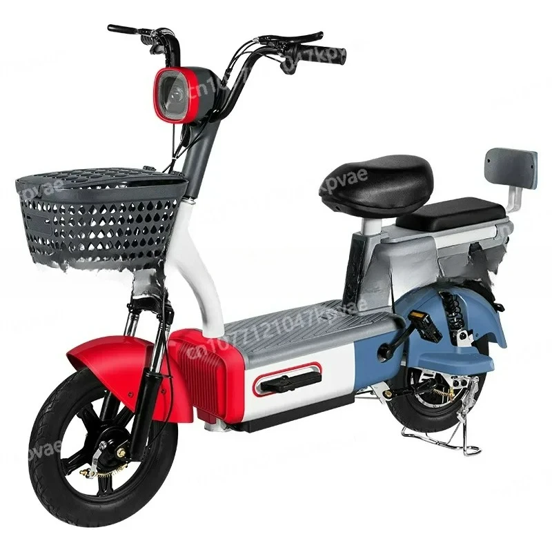 Lightweight Magnesium Alloy Men's and Women's Commuting Assisted Bicycles, Adult Lithium-ion Electric Bicycles-
