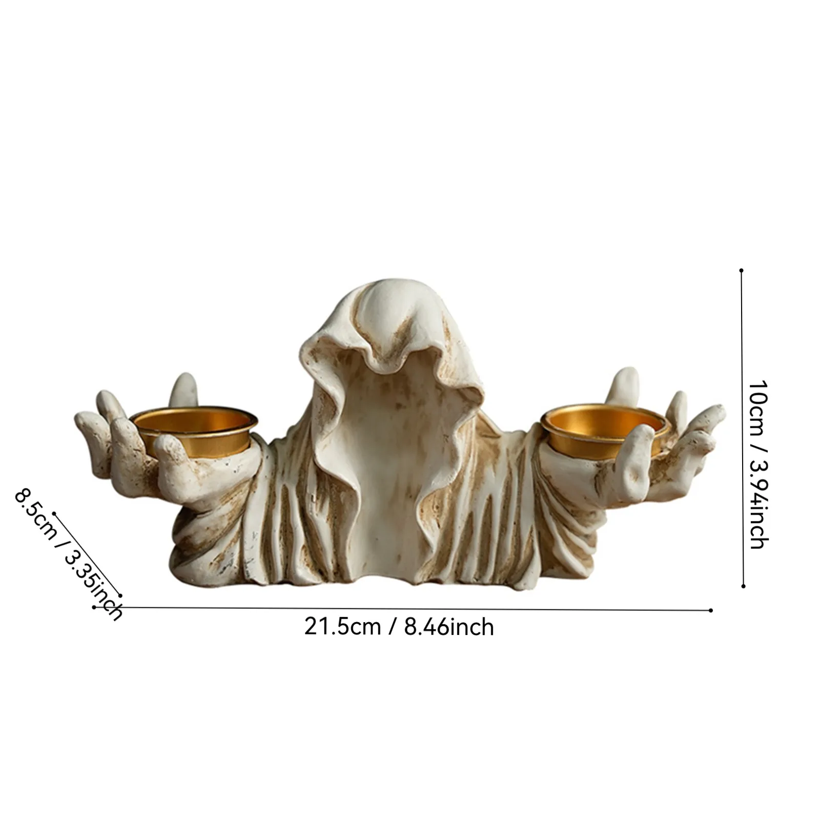 الروائح شمعة الحلي العمل الفني الرجعية الشمعدان الإبداعية مهرجان الهالوين الديكور هالوين الديكور ديكور المنزل #6