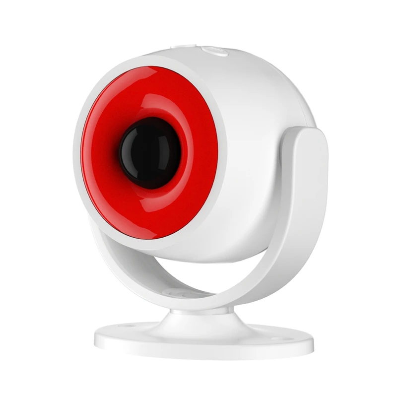 Tuya Wifi Sound and Light Infrared Alarm Human Body Induction Detector Anti-Theft Alarm Infrared Detector Remote Control-ABFB