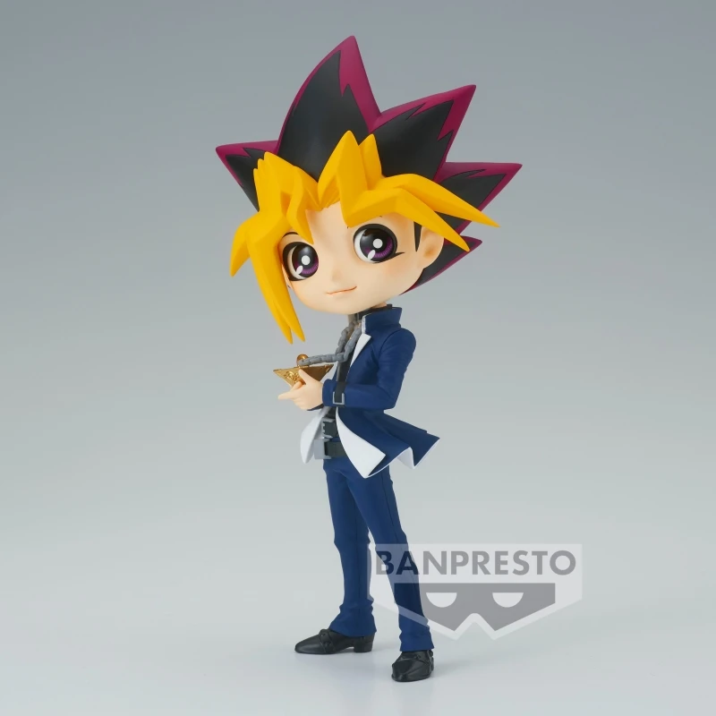 Bandai Origineel Duel Monsters Anime Figuur Q Posket Mutou Yugi Actie Figuur Speelgoed Voor Kinderen Cadeau Verzamelbare Model Ornamenten