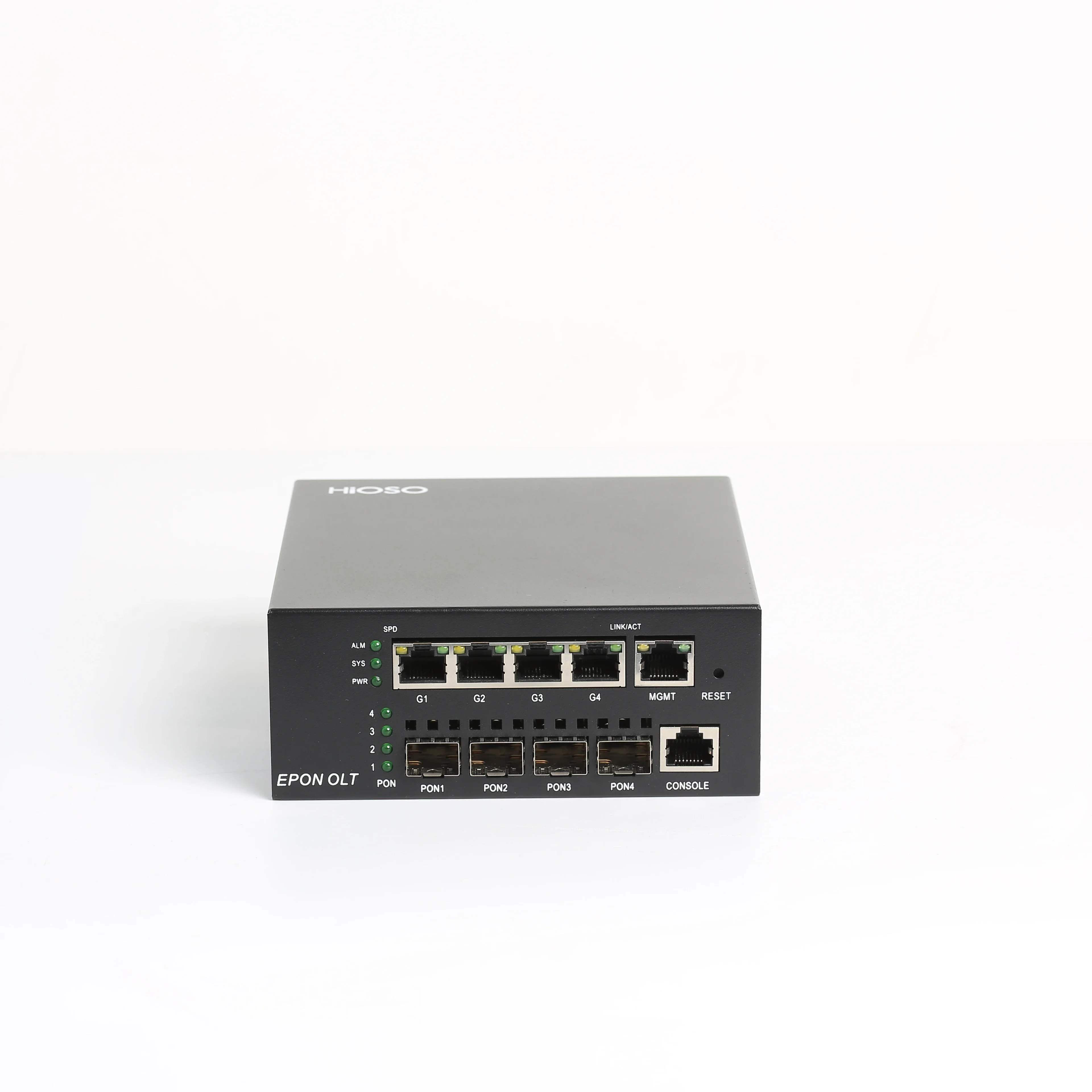 HiOSO ftth olt epon 4pon olt supply ftth onu including 4sfp px20+++ mini 4port epon