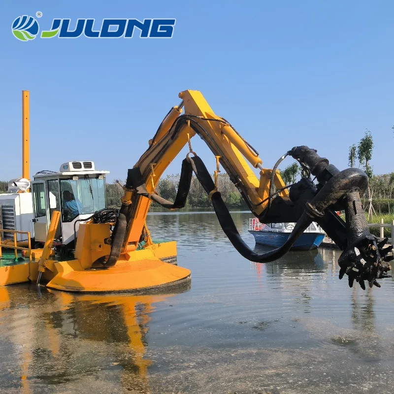 

Индивидуальный малогабаритный амфибийный земснаряд для очистки и дноуглубительных работ в мелководье с гарантией высокого качества