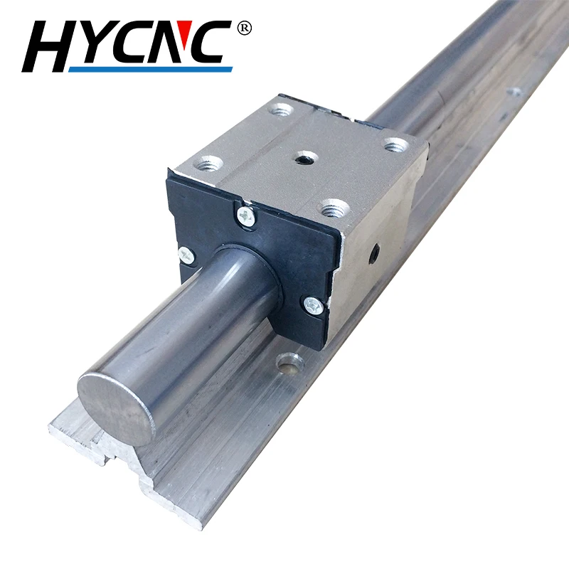 SBR linear guide SBR16/20/25/30/40 length 200-1000mm set: SBR open slider + linear motion bearing seat for CNC 3D parts