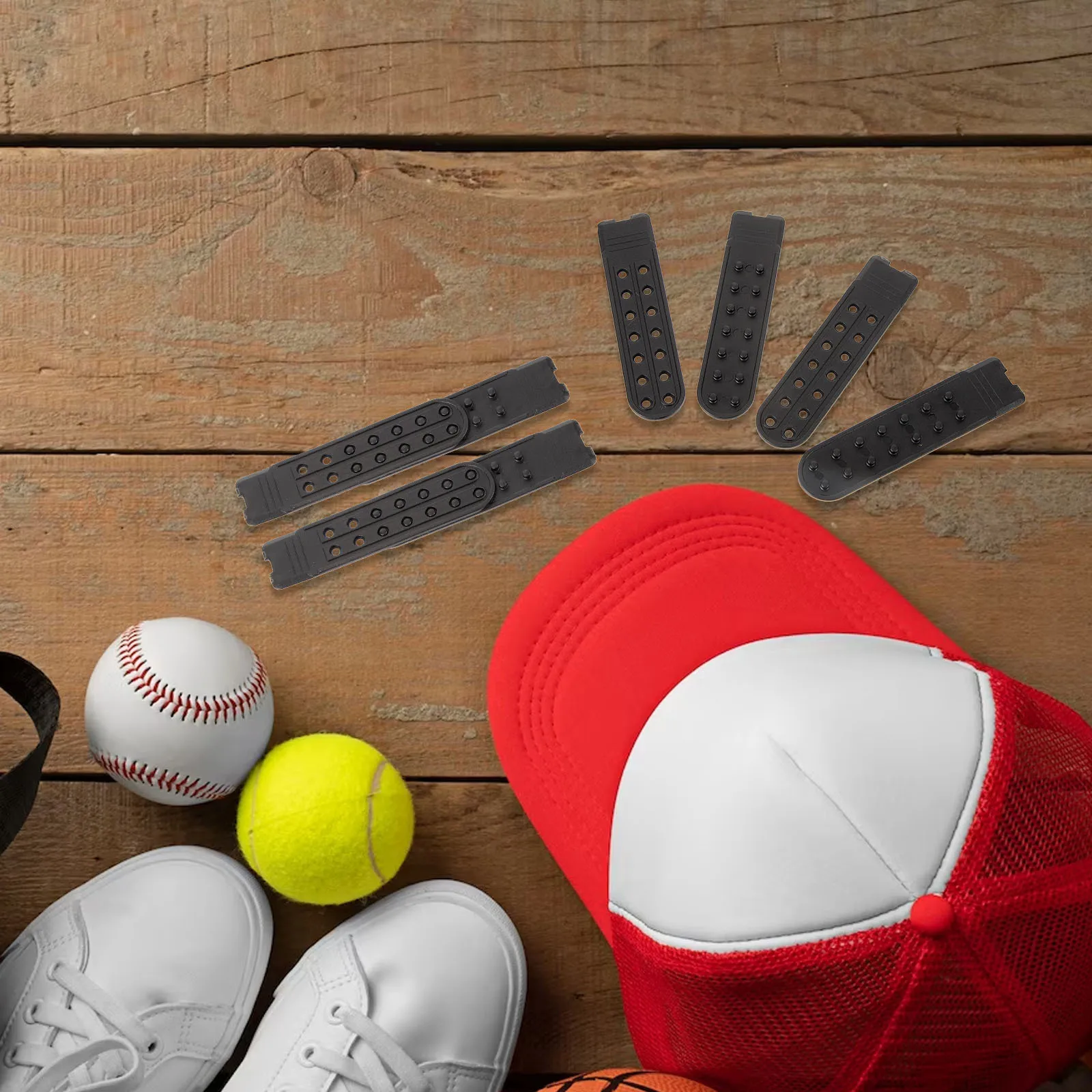 10Pairs Adjustable Plastic Hat Extender Snapbacks Portable Replaceable Cap Extenders Adjustable Hat Bands Cap Accessory