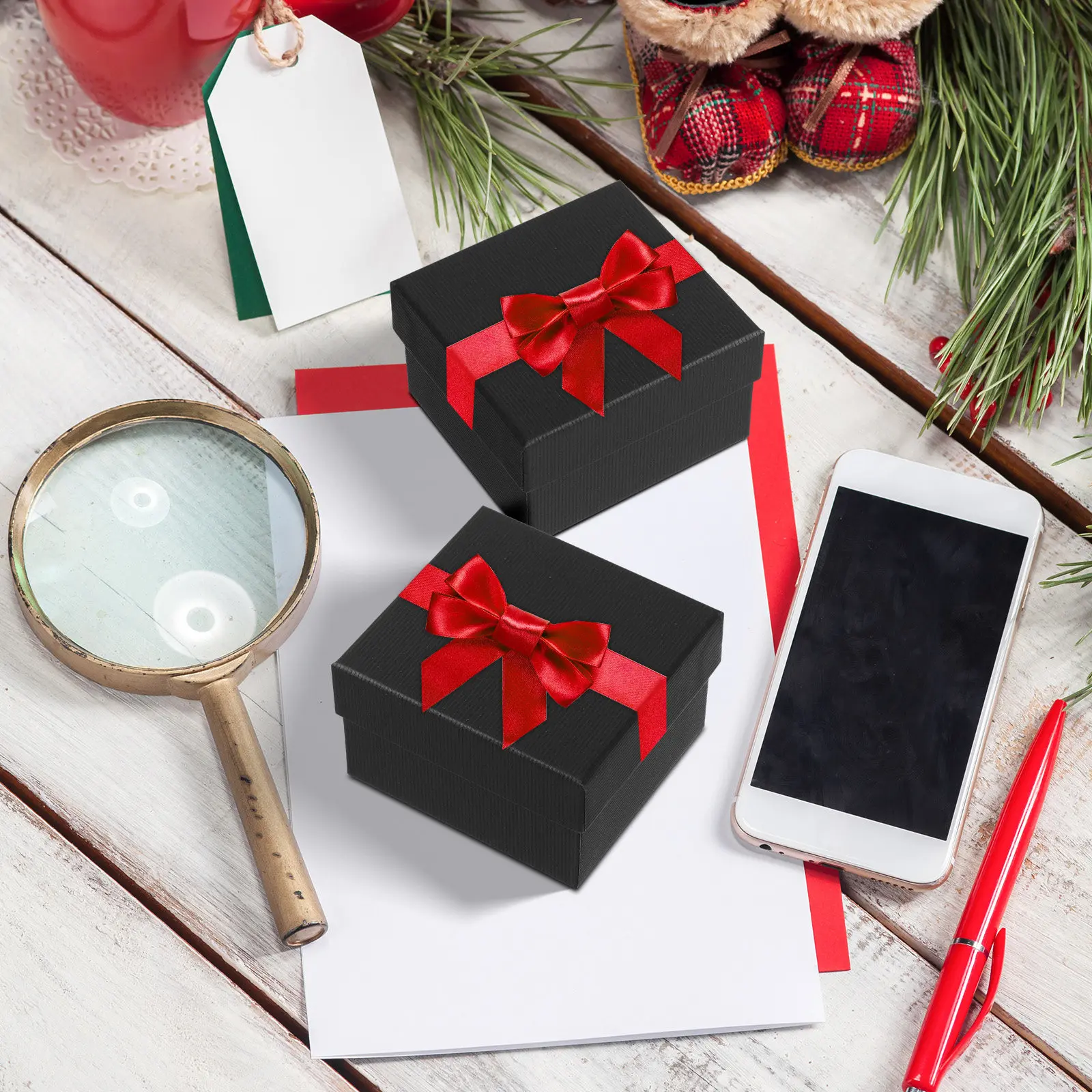 3Pcs Premium Watch Gift Box Set Includes Cushioned Pillow Ideal for Men Women Lovers Watches Bracelets Necklaces Anklets Bangle