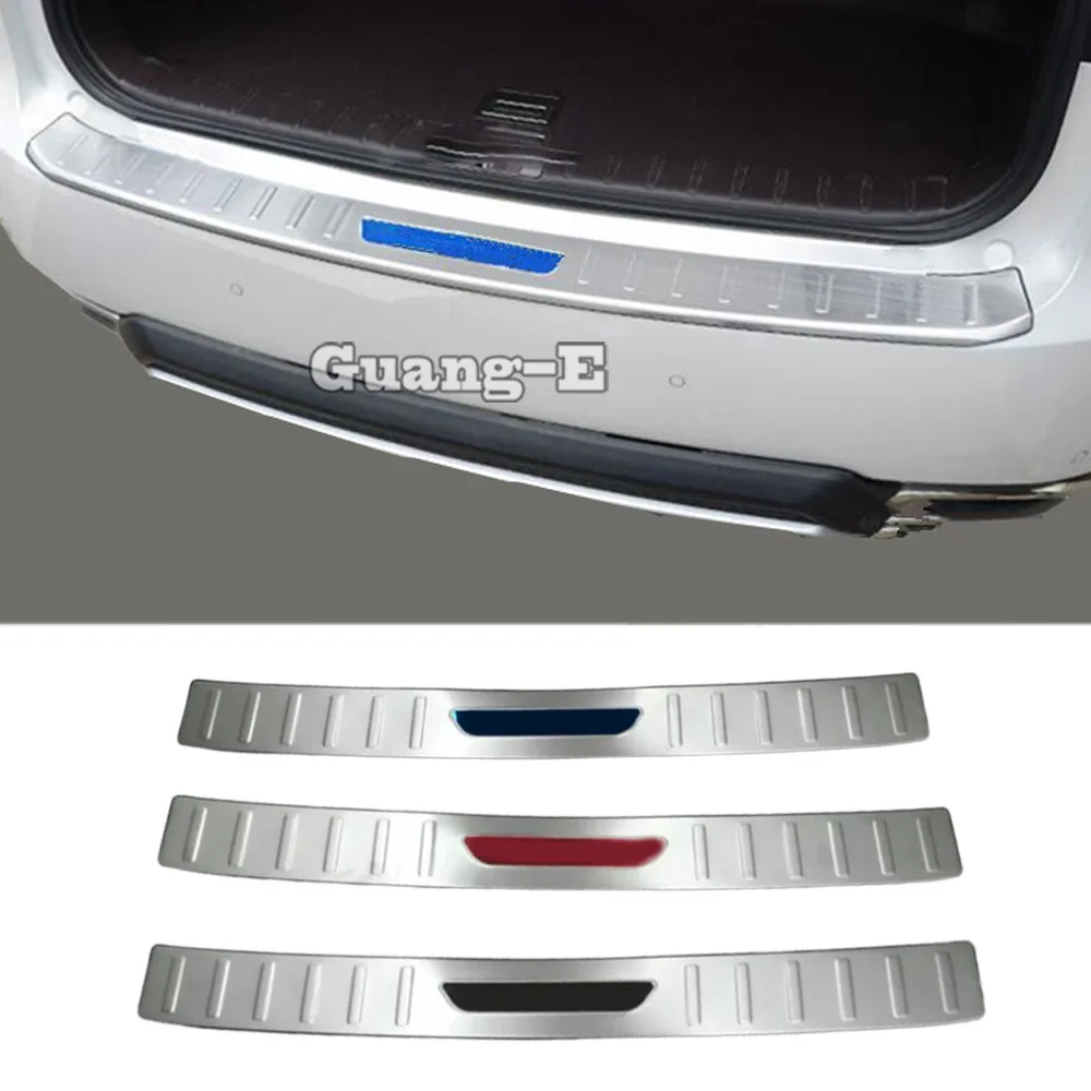

For Toyota Prius PHV 2017 2018 2019 2020 Sticker Stainless Steel Back Rear Pedal Door Scuff Plate Frame Outside Threshold Trunk