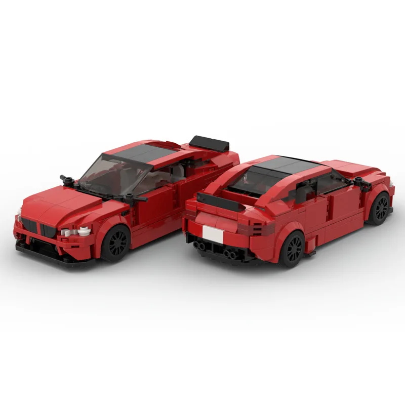 MOC M5 CS V2 Speed Champions Super Sports Cars Building Blocks Bricks Set Kids Toys Gifts For Boys And Girls