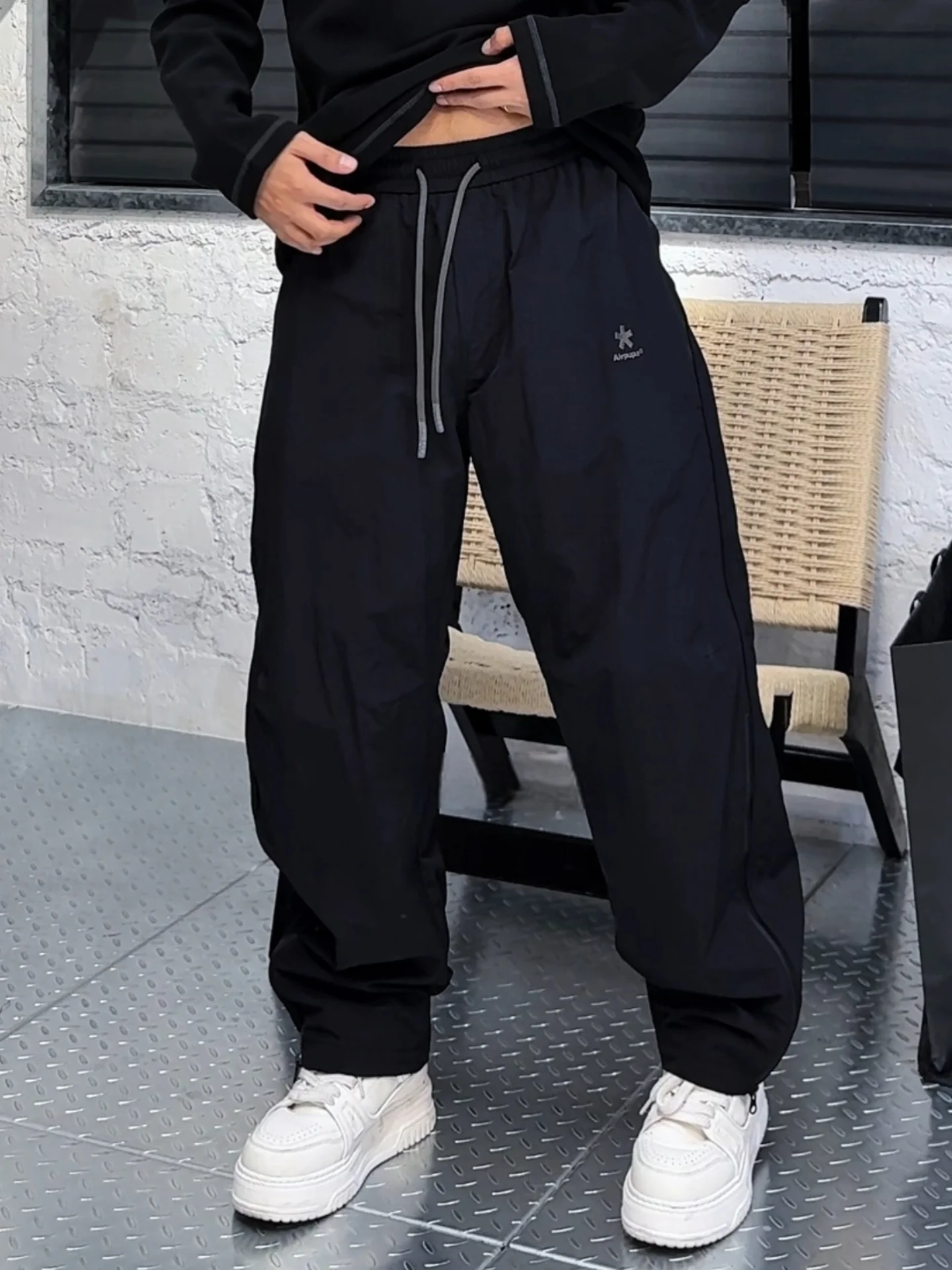 

Уличные мужские повседневные брюки прямого кроя, новые зимние брюки на молнии, дизайнерская рабочая одежда, модные удобные теплые брюки