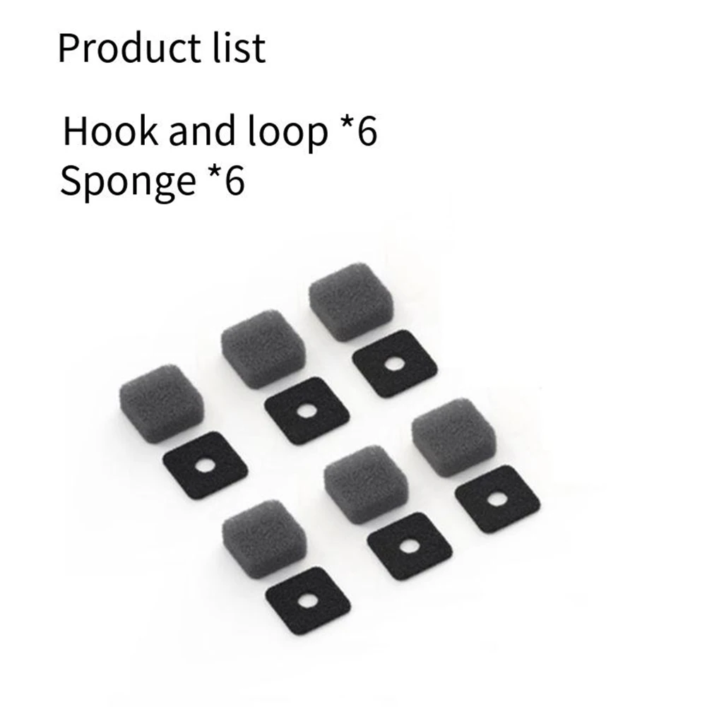 6pcs Microphone Wind Muff For Insta360 X5X4X3 Sports Camera Noise Reduction Sponge Windproof Cover Accessories