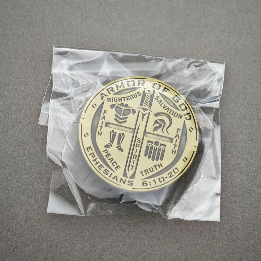 Rüstung Gottes Brosche Christlicher Bibelvers Epheser 6:10-20 Metall-Anstecknadel Religiöser Glaube Kreuz Schwert Schild Abzeichen Schmuck Geschenk – Detail 12