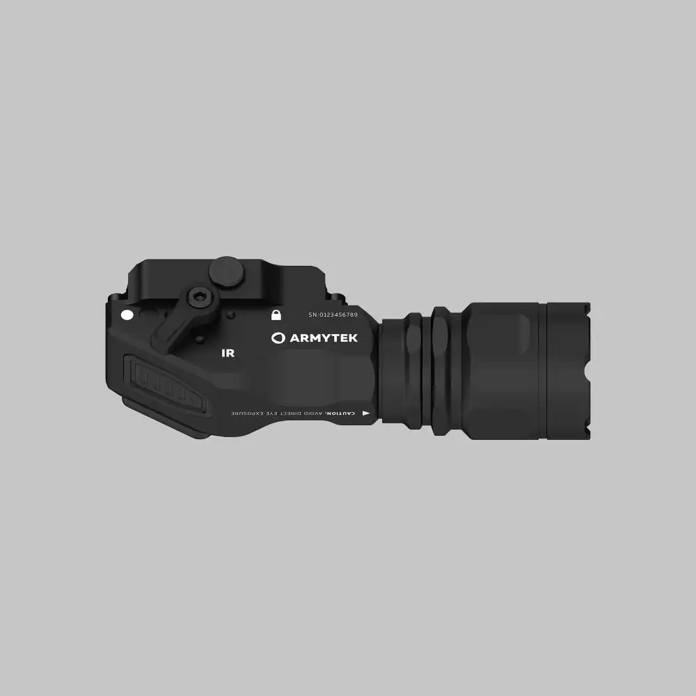Armytek Parma C1IR WML 2 in 1 Tactical Flashlight 520 Lumens High-Intensity Compact Rail-Mounted Light Outdoor Tactical Torch