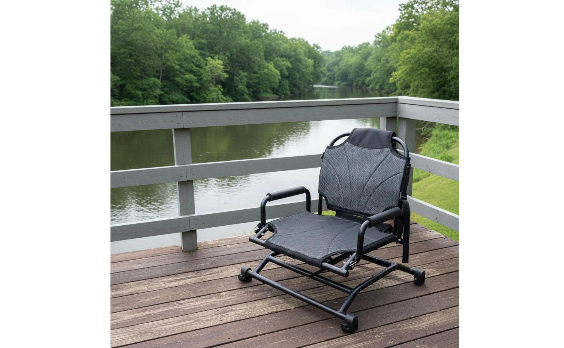 Kayak Swivel Seat Comfortable Support Aluminum Kayak Seat Marine Accessory Quick Release Water Sports Gear for Anglers
