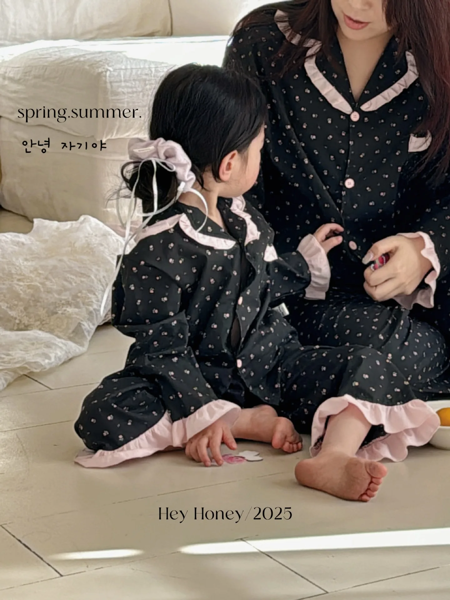 

Home Suit Set Cute Sweet Fashionable Casual Spring Korean Cartoon Comfortable Lace Collar Pajamas Two-piece Set