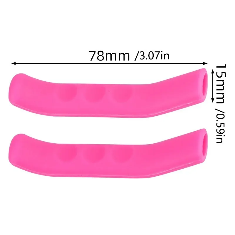 1 para osłona ochronna klamki hamulca rowerowego Mountain Dead Flying Highway składana osłona klamki hamulca pokrywa ochronna pokrywa silikonowa