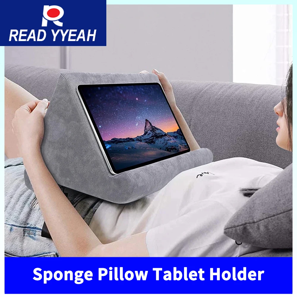 

2025 New Sponge Pillow Tablet Holder for IPad Samsung Huawei Xiaomi Tablet Holder Phone Support Pillow Multi-angle Reading Stand