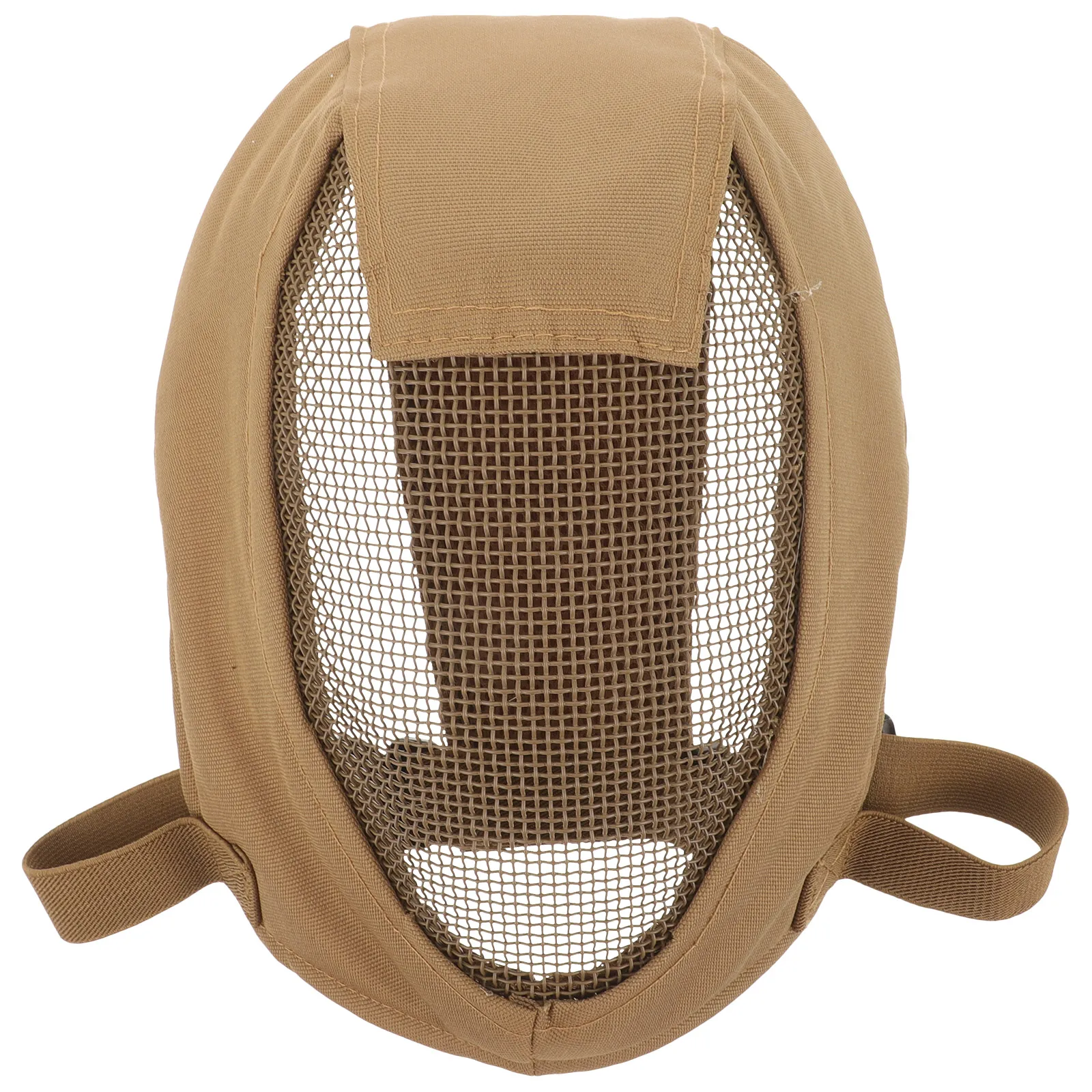

Face Mask Protective Full Steel Mesh Green Color Fencing Outdoor Sport Durable Impact Resistant Gaming