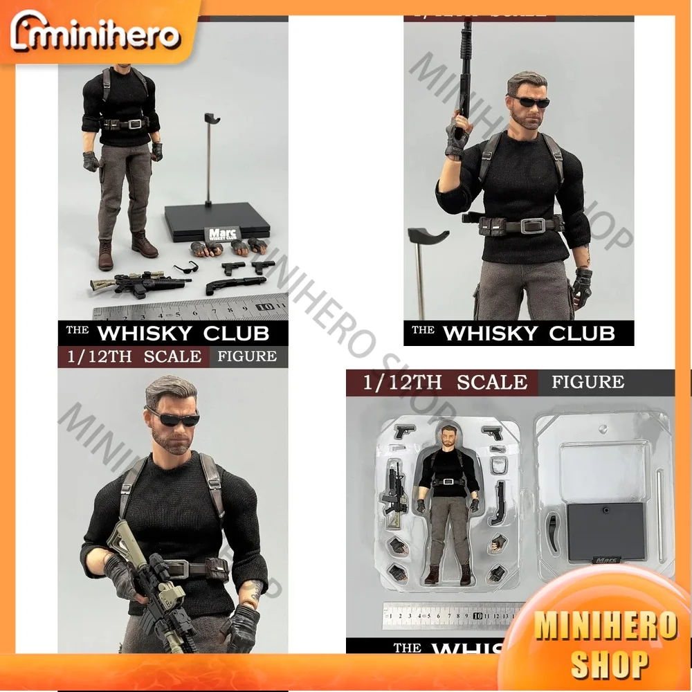

In Stock Bigaddict Target 001 Whiskey Club Killer Mark 1/12 Scale Action Figure Collectible Model Toy Decoration Ornament