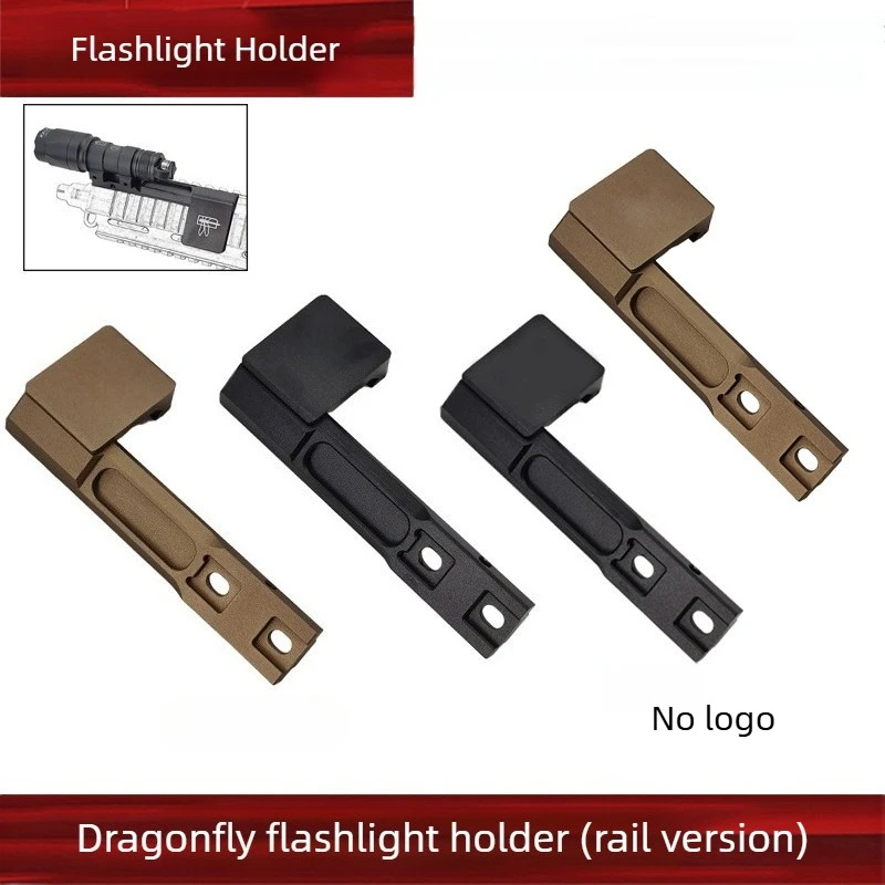 

Metal Flashlight Mount, Dragonfly Extended Thorntail Rail Adapter for M300 M600, Tactical Scout Light Base Bracket