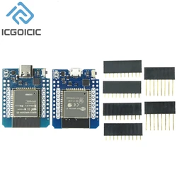  D1 MINI ESP8266 ESP32 ESP-32S WIFI Bluetooth-compatible CP2104 CH9102  Development Board Module For Wemos Arduino With Pins 