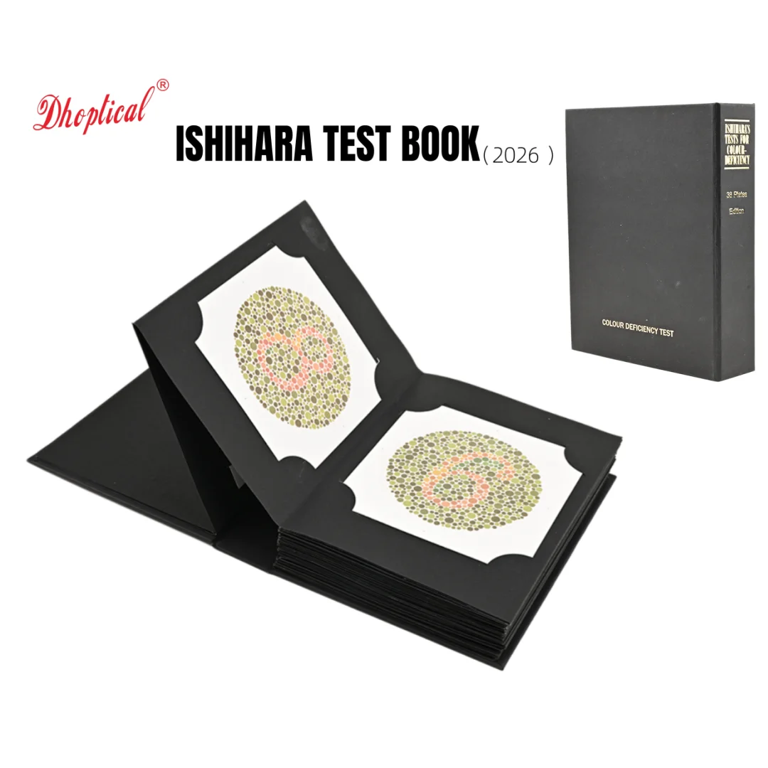 Ishihara Test Book Color Blind Test Book Professional Optometry Eye Exam Book with Copperplate Paper