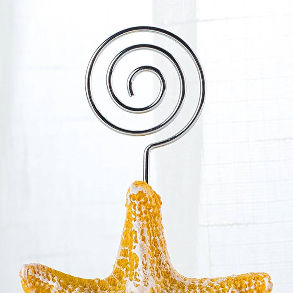 2 PCS Automatic Business Card Holder Office Sea Metal Nautical Desktop Ornament