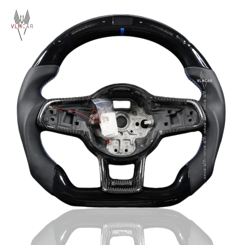 

VLMCAR Private Custom Carbon Fiber Steering Wheel For VW Golf7 MK7 MK7.5 Volkswagen 2012-2020 Fits Golf VII TSI TDI GTD GTI R
