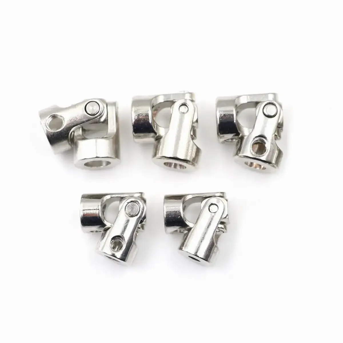 5pcs RC Model Metal Cardan Joint Universal Joint Gimbal Couplings /w Screw 2.3 4 5 6